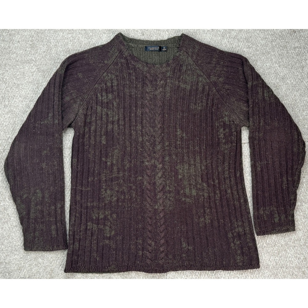 Radmess Bigi Made In Japan Rare Vtg Men's Long Sleeve Cable Knit Sweater Size M